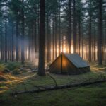 fri teltning i skove og regler for overnatning i naturen