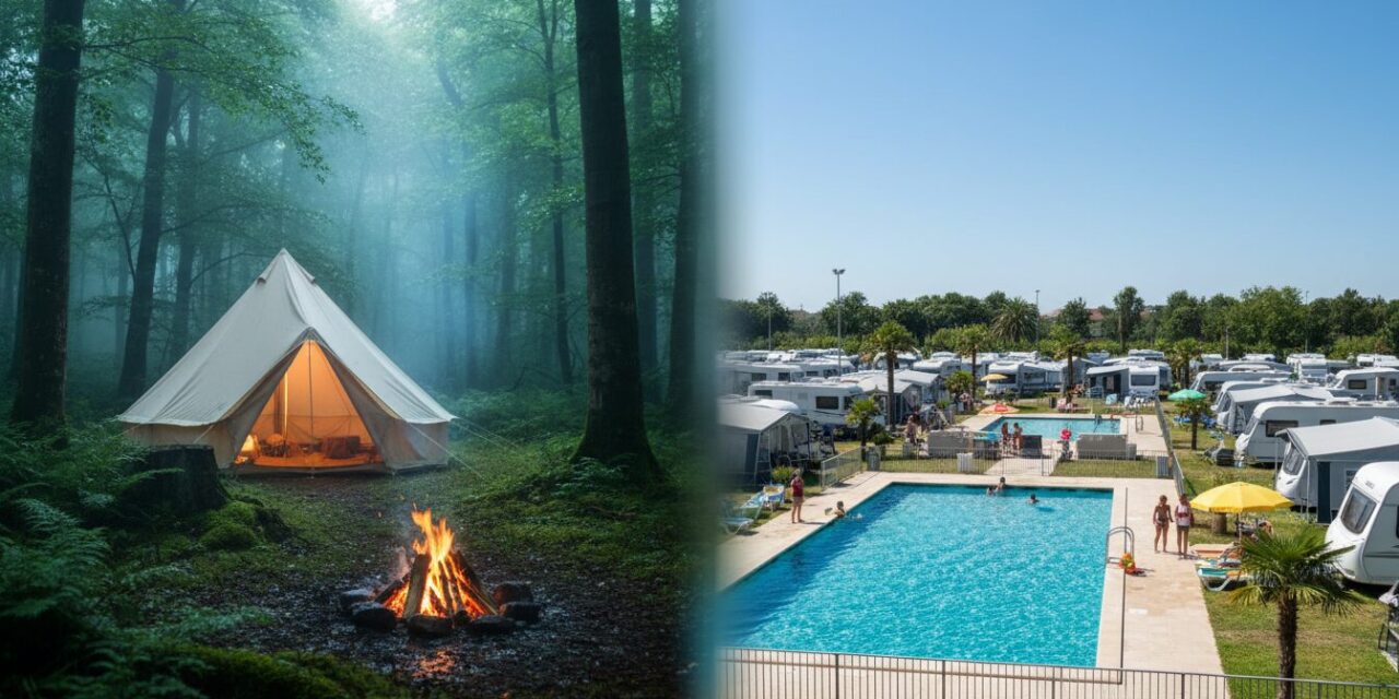 Naturcamping vs. almindelig camping