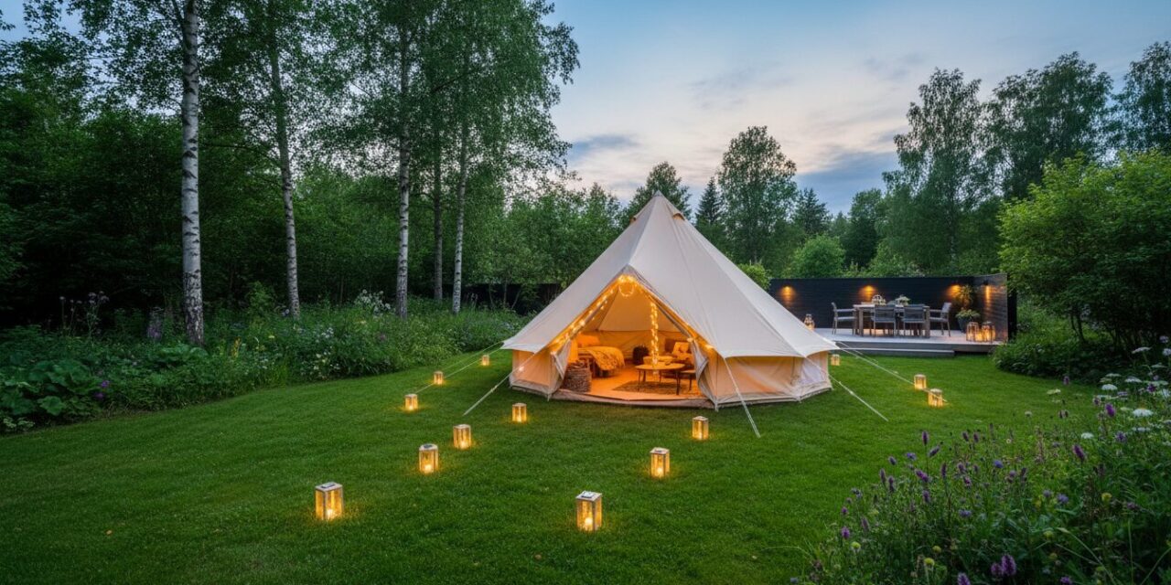Forvandl din baghave til et luksuriøst glamping-paradis