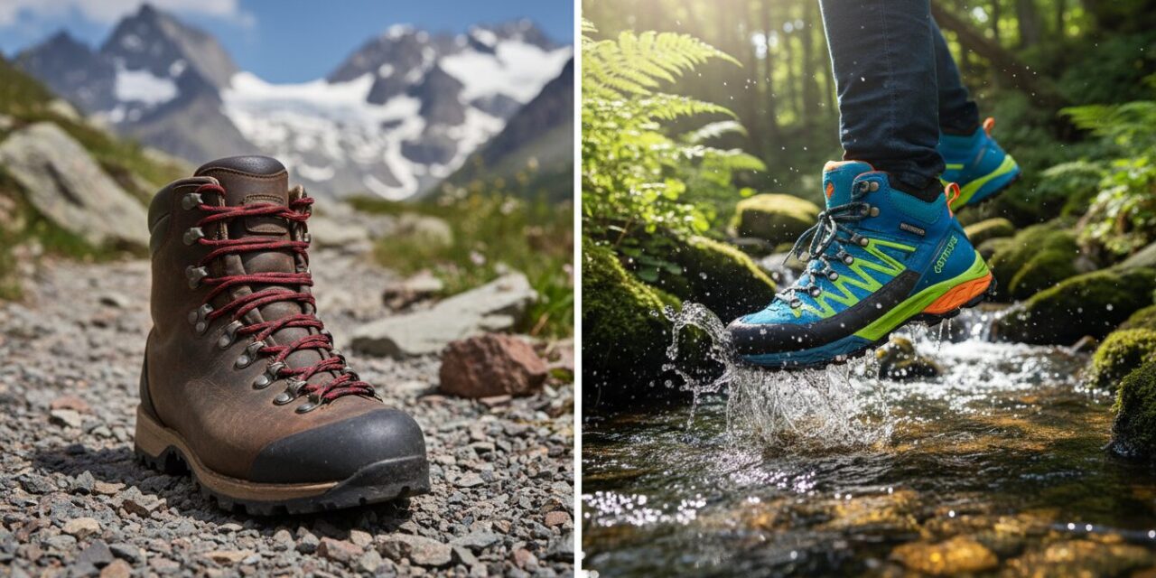 Gore-Tex vs. Læder: guide til at vælge de rigtige vandrestøvler